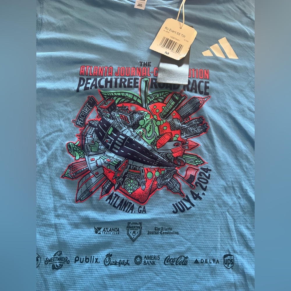 2024 Peachtree Road Race women’s finisher Shirt